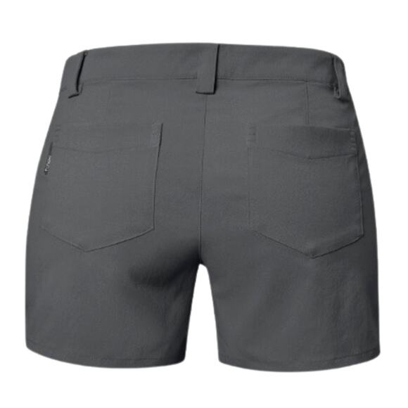 Flylow Life Short Womens Sz 12 Green Gray UPF 50+‎ Hiking Activewear Stretch $75 - Picture 10 of 16